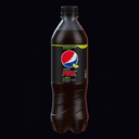 Pepsi Max Lime 50cl flaske, AI-genereret billede